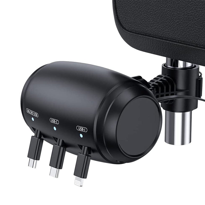 Retractable Backseat 3 in 1 Charger