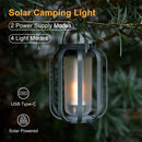 Solar lantern outdoor light with 4 Modes