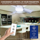 Ceiling Fan with Remote & LED Light