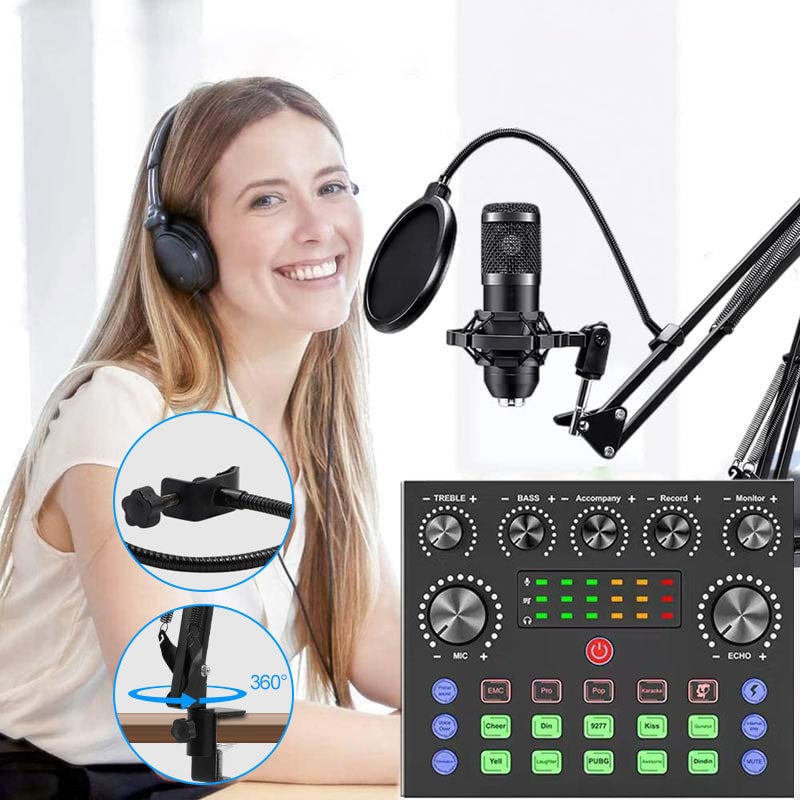 Live Sound Card Recording Kit