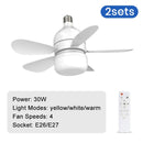 Ceiling Fan with Remote & LED Light