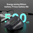 Ergonomic Triple-Connect Wireless Mouse