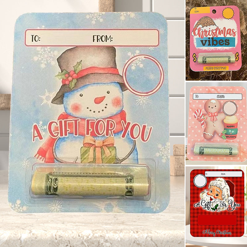 Christmas Money Holder Greeting Card