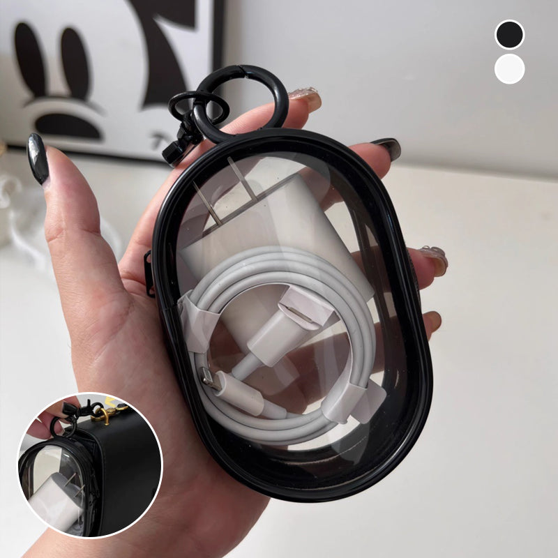 PVC waterproof transparent cable storage bag