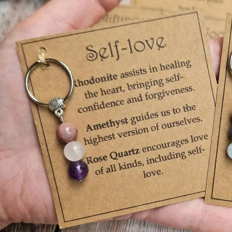 Healing Gemstone Keychain