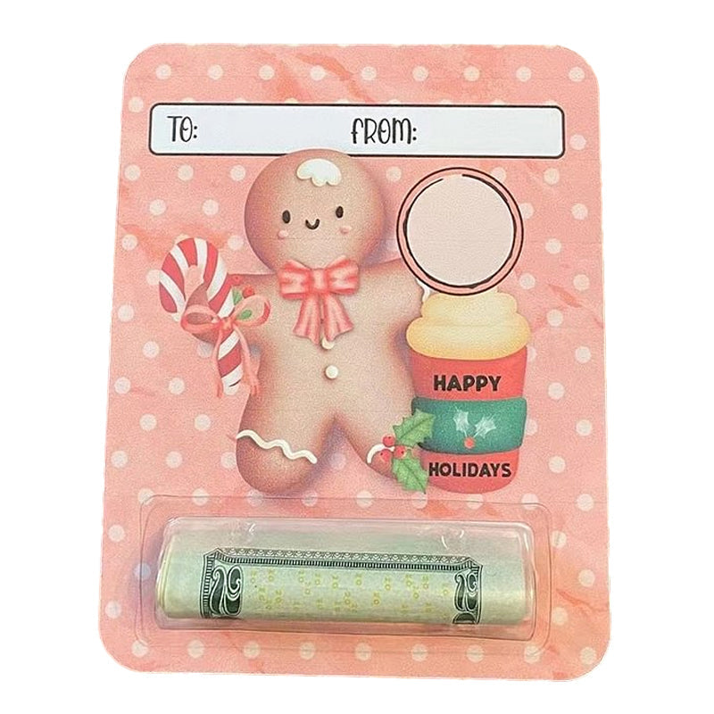 Christmas Money Holder Greeting Card