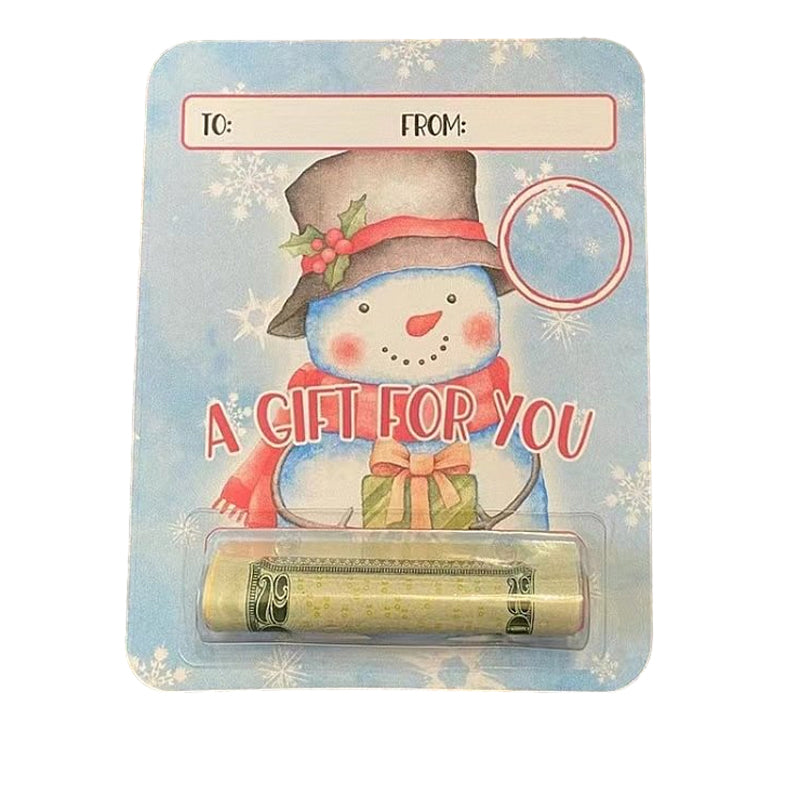 Christmas Money Holder Greeting Card
